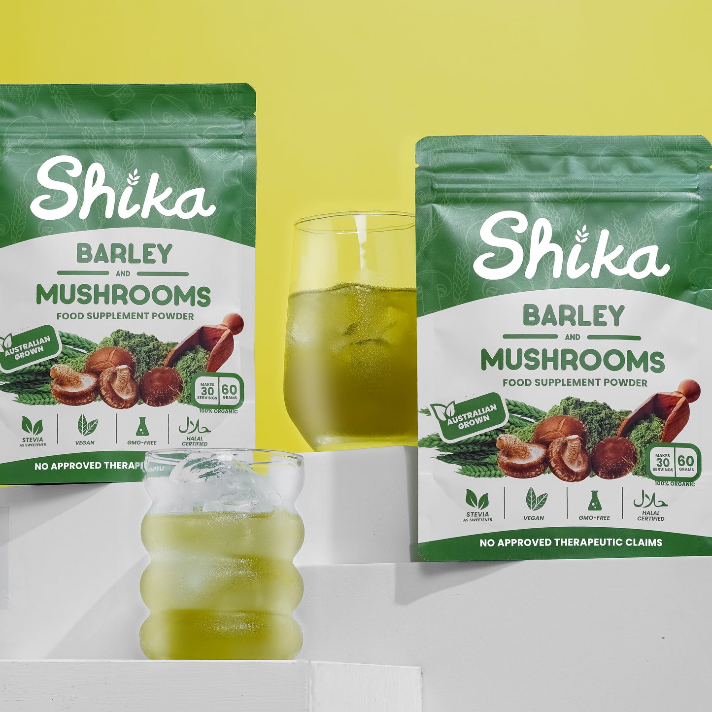 🌿 SHIKA BARLEY & MUSHROOMS