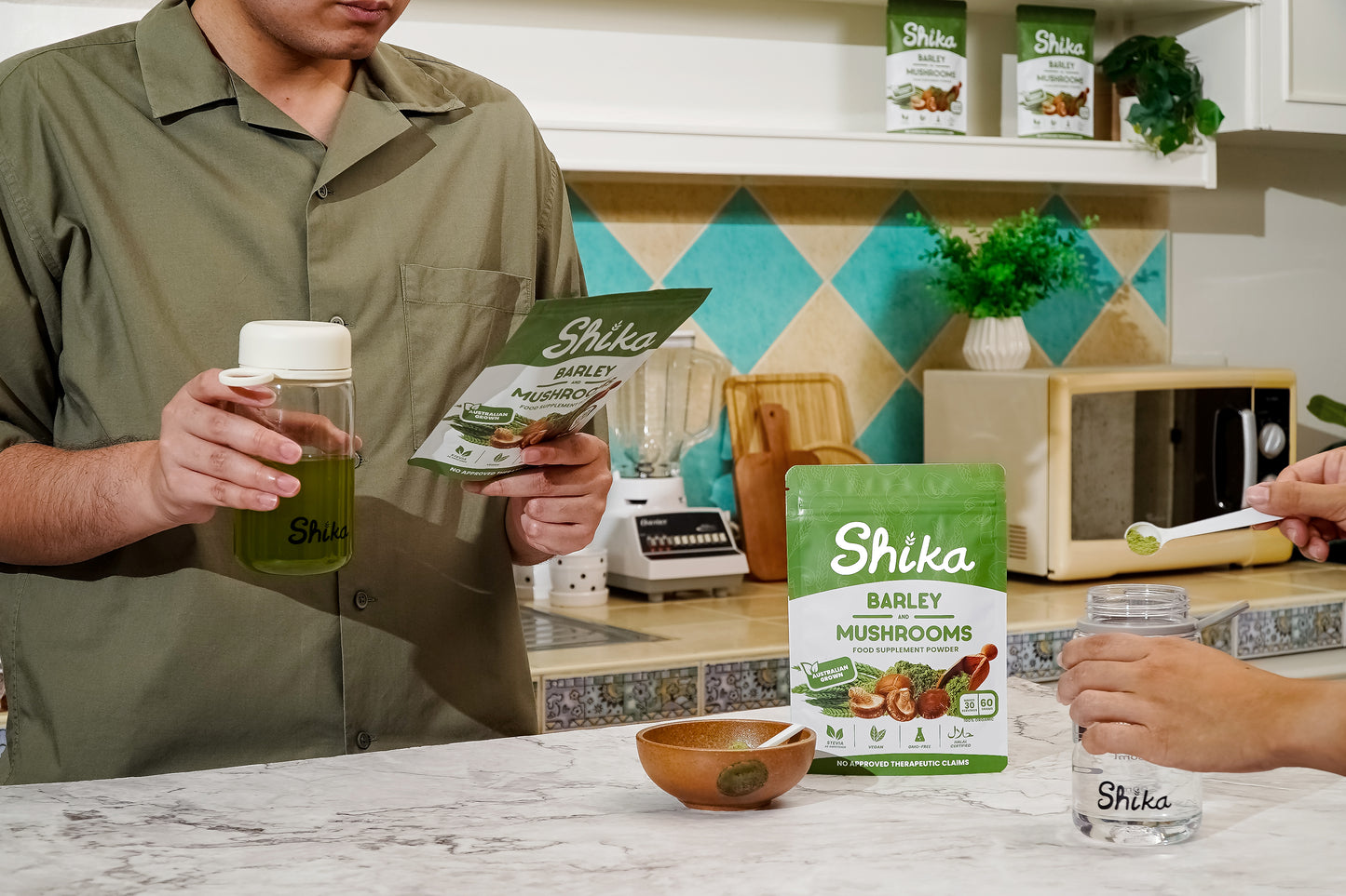 🌿 SHIKA BARLEY & MUSHROOMS